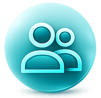 High resolution teal BLS certification icon representing healthcare training and medical instruction programs