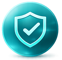 High resolution teal shield icon representing hands-on CPR and emergency response training programs