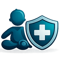 PALS training icon representing pediatric emergency response certification and preparedness.