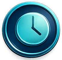 Premium glass effect 4-hour duration icon for Adult CPR and AED certification training.