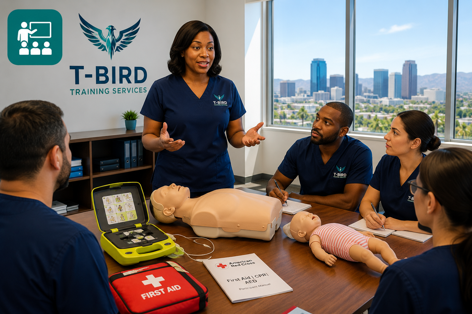 Pediatric CPR and first aid certification training