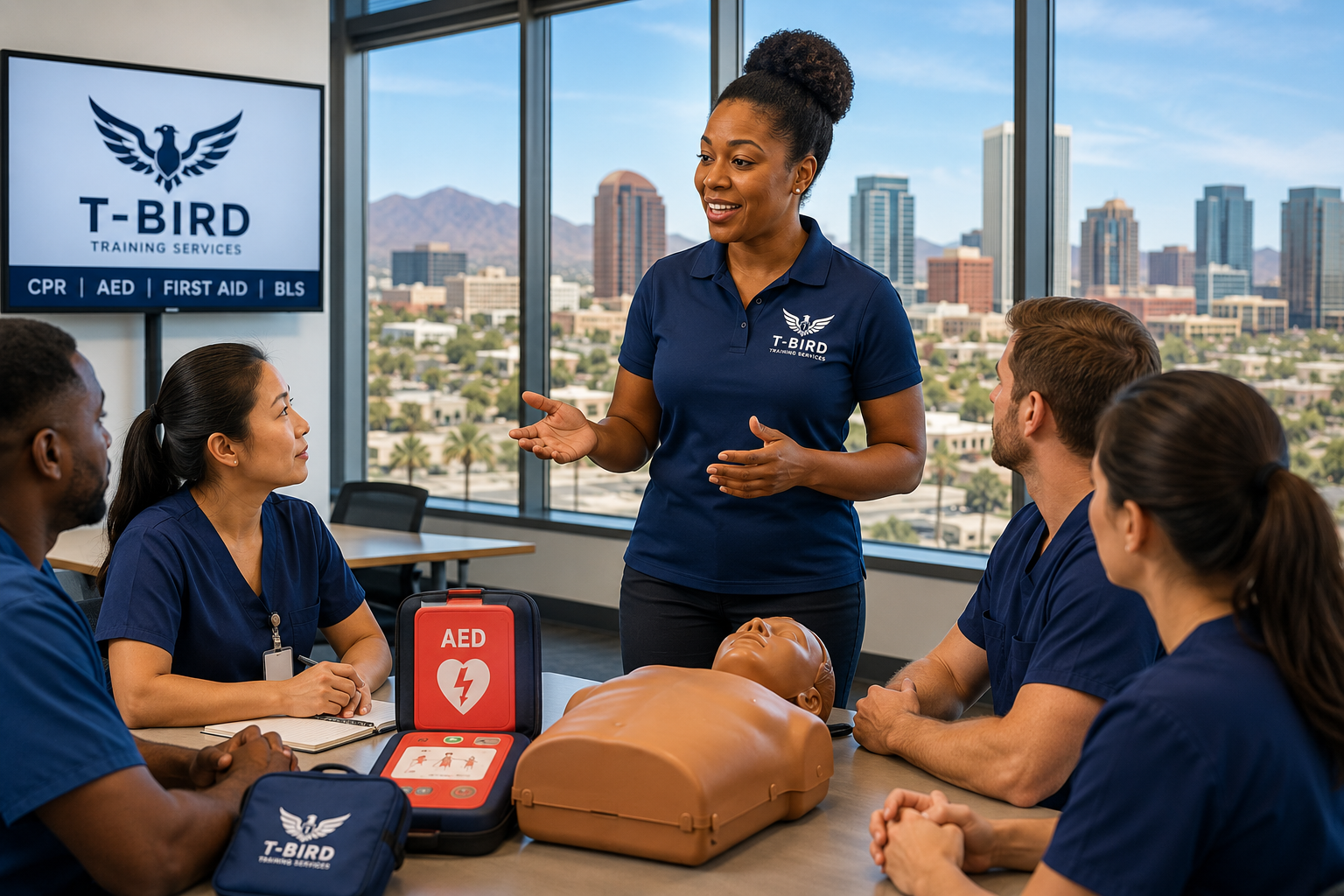 Professional CPR training