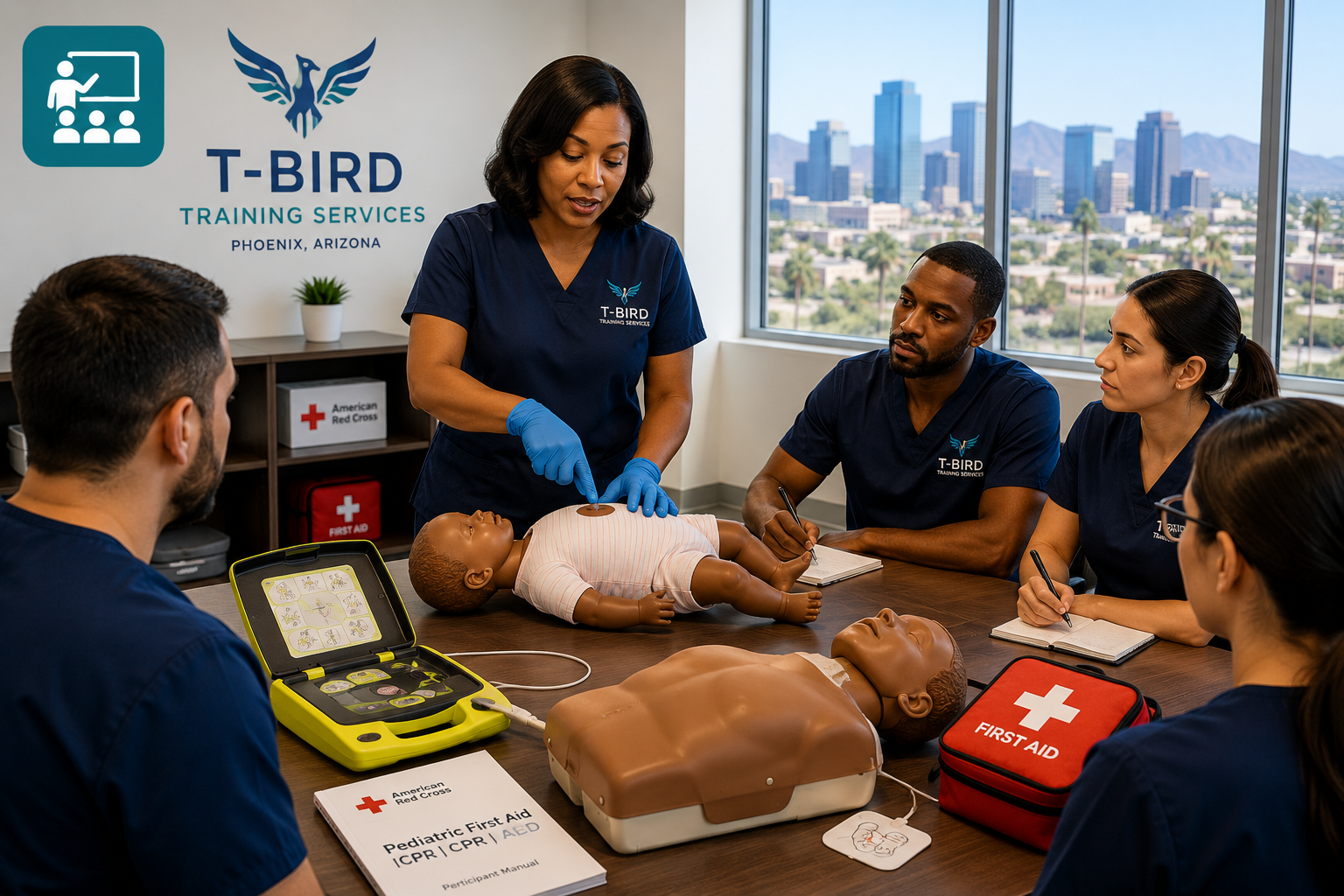 Pediatric CPR and first aid certification training