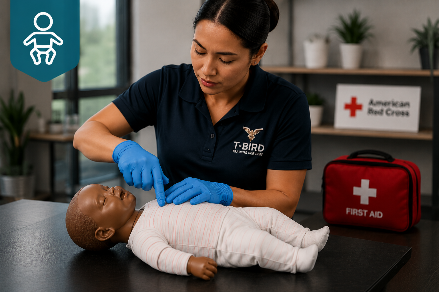 Adult CPR AED certification training