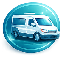 Mobile training solutions icon representing on-site CPR certification, healthcare training, and workforce development services delivered directly to organizations.