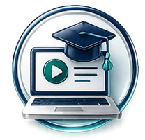 Blended learning BLS training icon