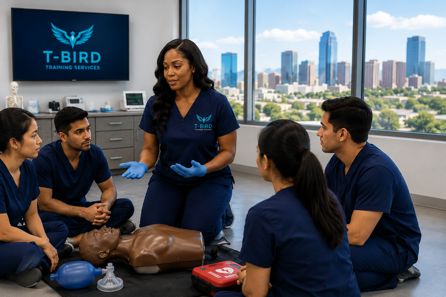 T-Bird Basic Life Support training for healthcare providers