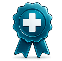 Nationally recognized CPR certification icon